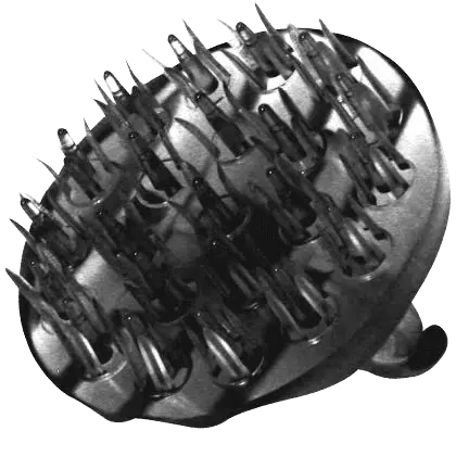 シリコン製ヘッドブラシ（ブラック）